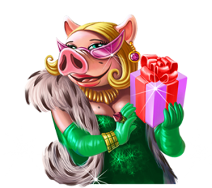 Vrouw piggy